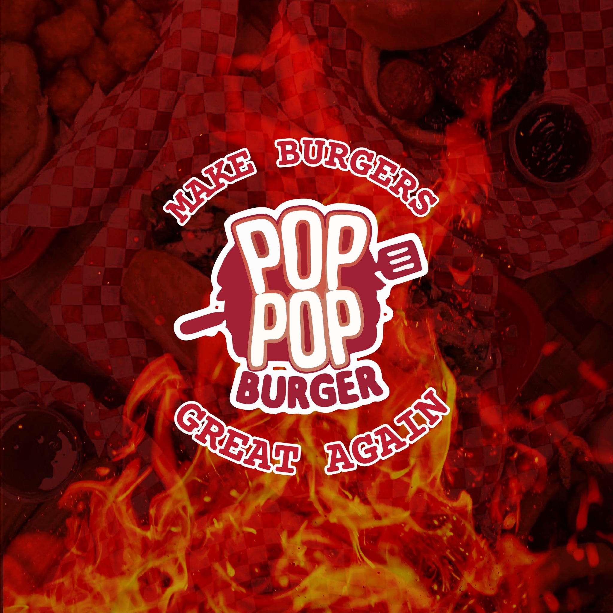 Pop Pop Burger logo